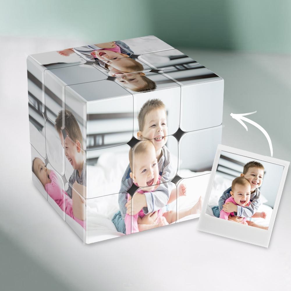 Benutzerdefinierter Multi-Fotowürfel Benutzerdefinierter Foto-Zauberwürfel Personalisierter sechs Bilder 3x3-Würfel für Kinder