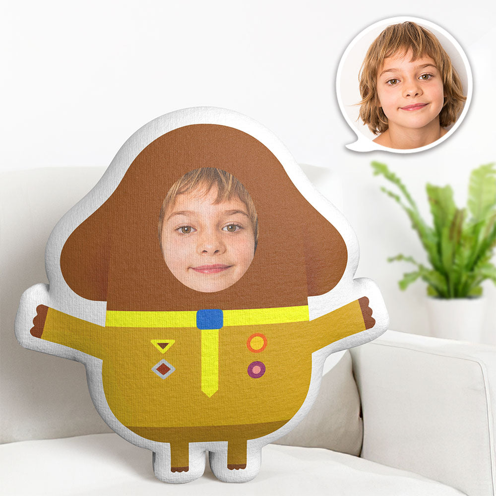 Benutzerdefinierte Gesichtskissen Minime Dugee Puppe Personalisierte Fotogeschenke Für Kinder - MeineFotoTassen