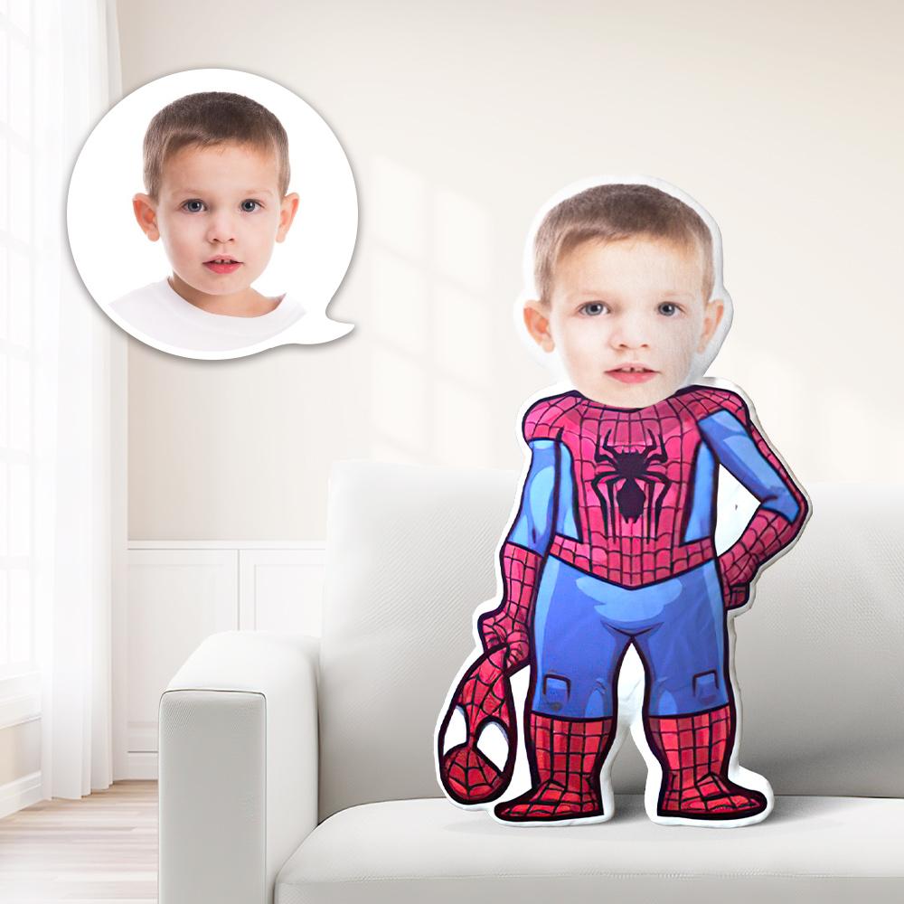 Spider-Man Geschenke Mini Me Kissen Personalisiertes Kissen Personalisierte Superhelden Minime Fotokissen