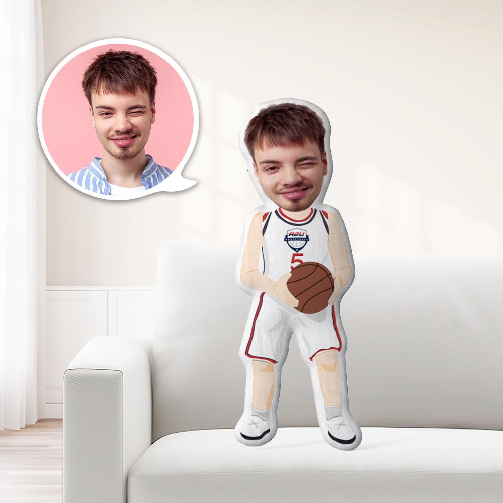 Minime Fotokissen Personalisierte Puppe NO.5 Basketballspieler Kuscheltier mit Gesicht