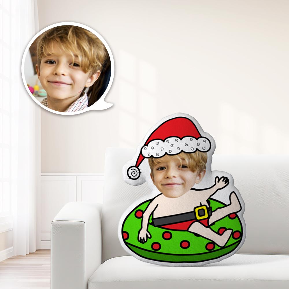 Mini Me Kissen Weihnachtsgeschenk Kissen Weihnachten mit Gesicht Mini Me Puppe Kinder
