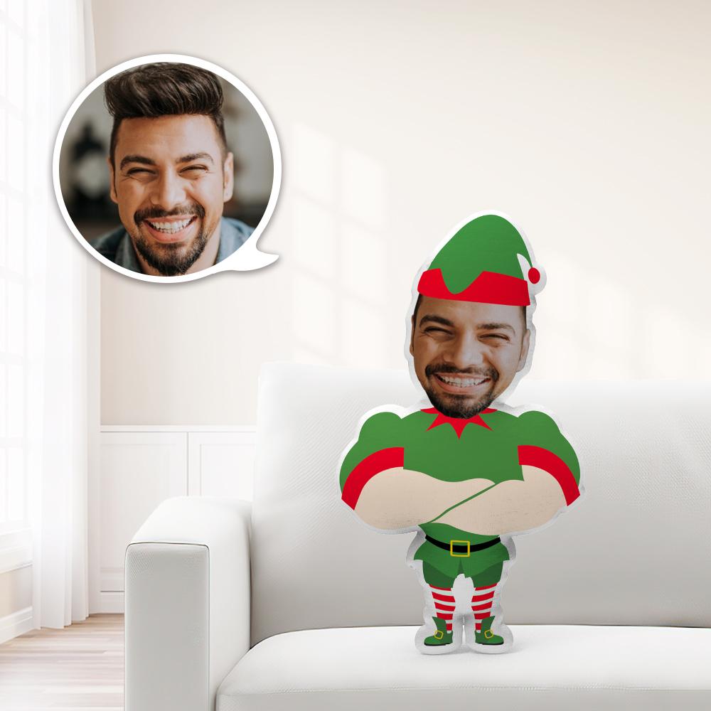Mini Me Kissen Weihnachtsgeschenk Kissen Weihnachten mit Gesicht Weihnachtsbaum mit Gesicht Für Papa