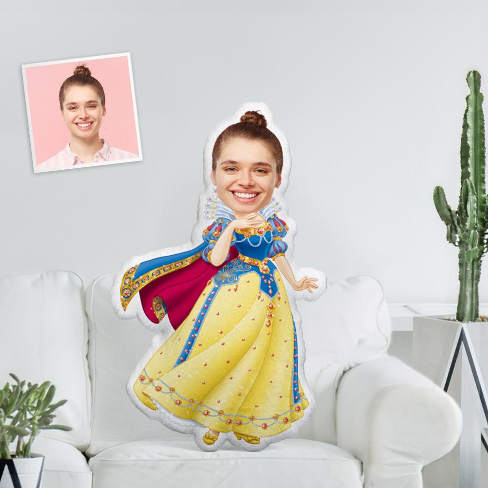 Gesicht Fotopuppe benutzerdefinierte Minime Puppe personalisierte Disney Prinzessin Minime Dekokissen Geschenk für sie