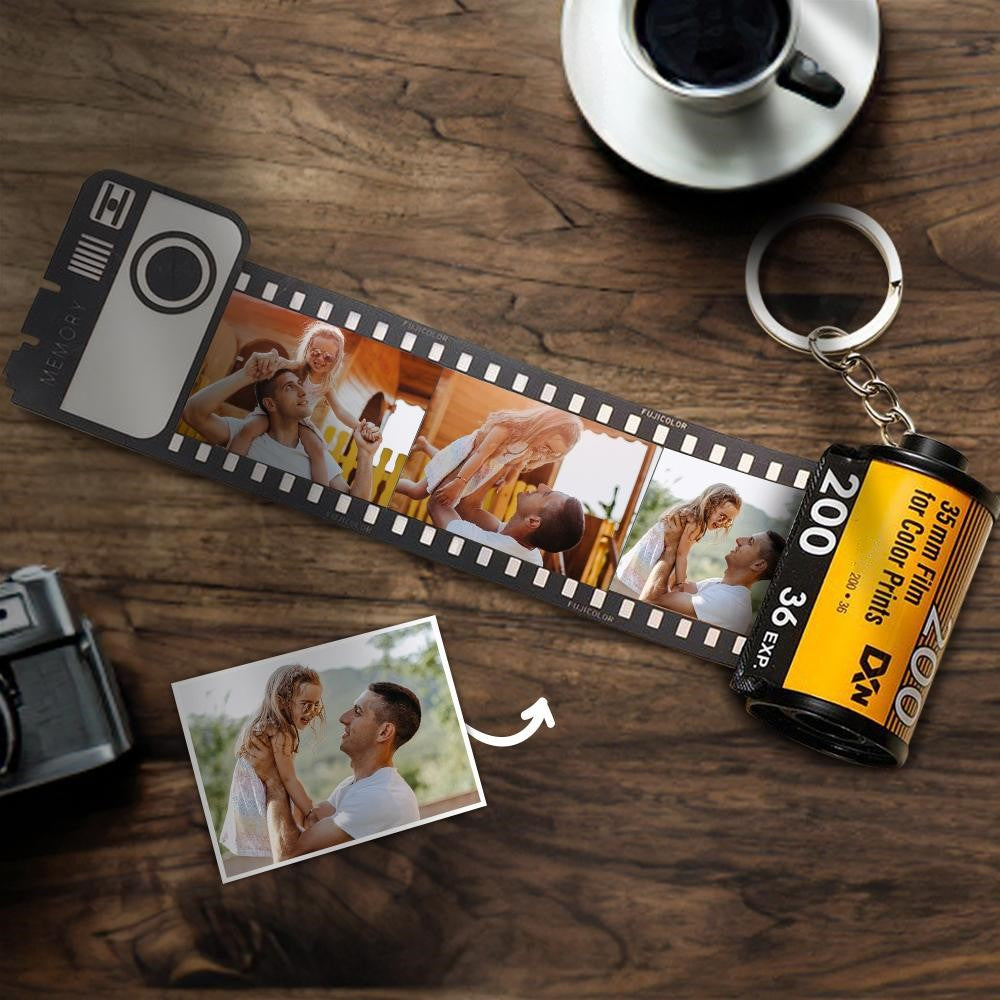 Personalisierte Film Schlüsselanhänger Fotoalbum Kundenspezifische Kamera Film Kodak Schlüsselanhänger
