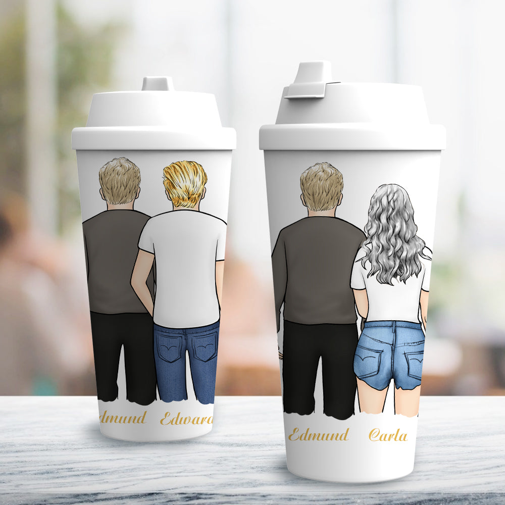 Personalisierte Tasse Family Autotasse Kaffeetasse Bis zu 4 Personen