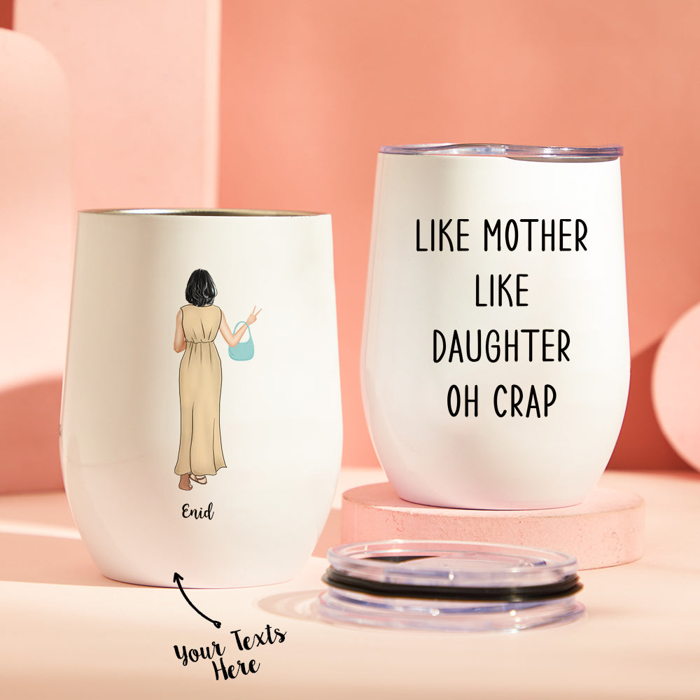 Tassen Mit Individueller Bildgravur „wie Mutter Wie Tochter“-geschenke Für Mama - MeineFotoTassen