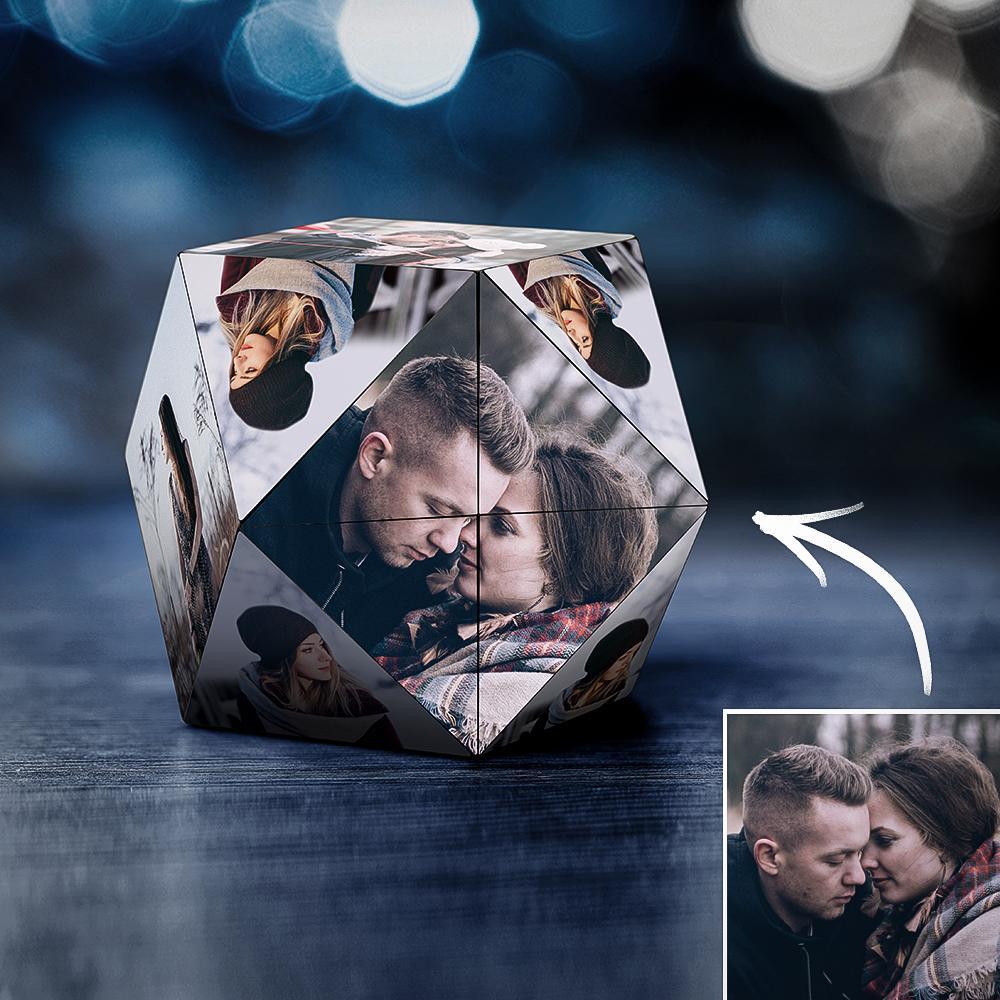 Rhombischer Würfel des kundenspezifischen Foto-Rubics für spezielle Geschenke der Paare