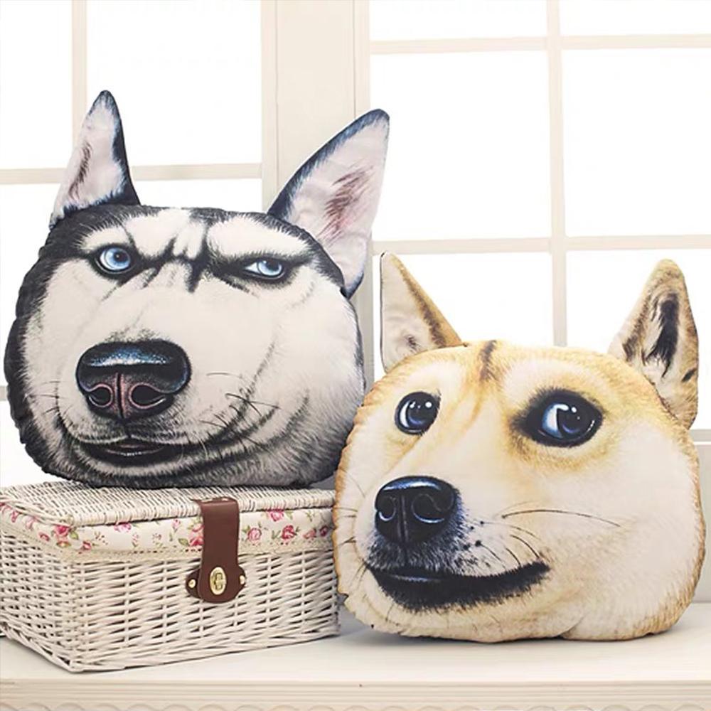 Hundebild Kissen Hundegesichtskissen Benutzerdefinierte Hundeliebhaber Geschenke