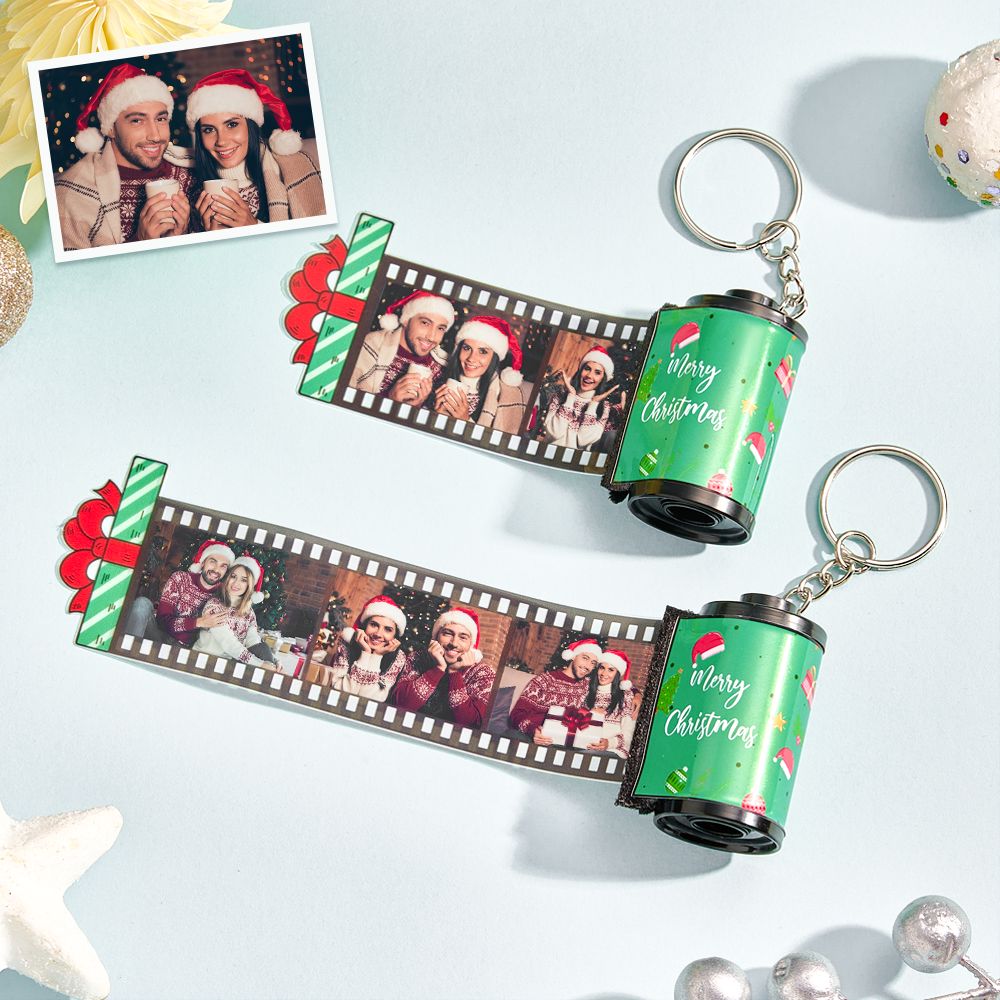 Individuell Gravierter Fotofilm-schlüsselanhänger, Kamerarolle, Weihnachtsgeschenke - MeineFotoTassen