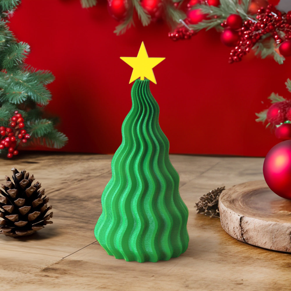 3d-gedruckter Weihnachtsbaum, Heimdekoration, Weihnachtsgeschenk, Höhe 5,12 Zoll - MeineFotoTassen