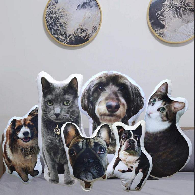 Benutzerdefinierte Hundekissen Personalisierte Haustier Foto Hundekissen Katzenkissen Geschenke für Tierliebhaber