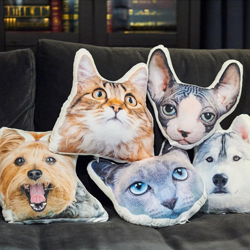 Hunde-Foto-Kissen Personalisierte Geschenke für Haustierbesitzer Hundeförmige Kissen Individuell