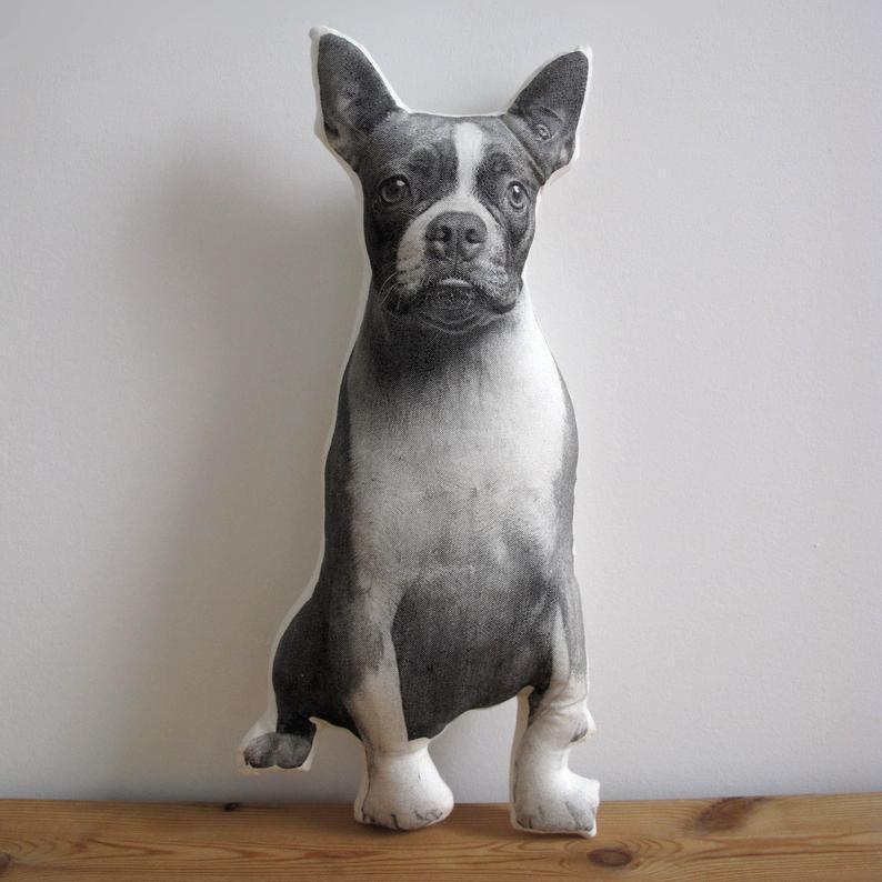 Haustier-Porträt-Kissen Individuell geformte Hundekissen-Geschenke für Tierliebhaber