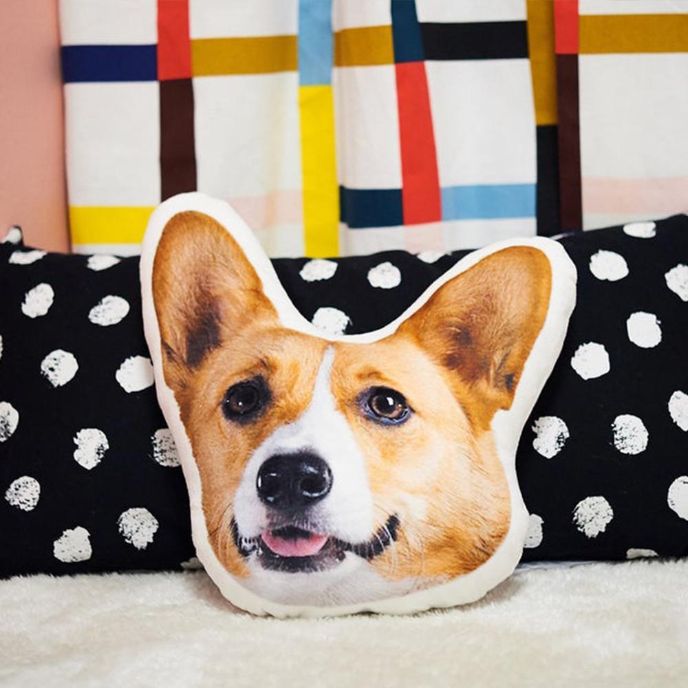Hundefotokissen Personalisiertes Hundegesichtskissen Custom Made Hundekissen
